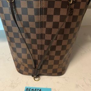 👜 Authentic LOUIS VUITTON NEVERFUL MM DAMIER EBENE 👜